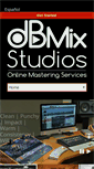Mobile Screenshot of dbmixstudios.com